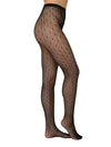 ONLESTA FASHION TIGHTS ACC - Black/NET DOTS