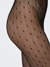 ONLESTA FASHION TIGHTS ACC - Black/NET DOTS