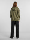 PCCHILLI LS OVERSIZED HOODIE NOOS BC - Deep Lichen Green