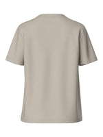 PCRIA SS SOLID TEE NOOS - Silver Gray