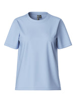 PCRIA SS SOLID TEE NOOS - Cashmere Blue