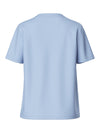 PCRIA SS SOLID TEE NOOS - Cashmere Blue