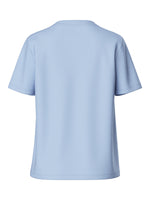 PCRIA SS SOLID TEE NOOS - Cashmere Blue