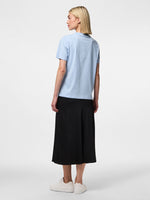 PCRIA SS SOLID TEE NOOS - Cashmere Blue