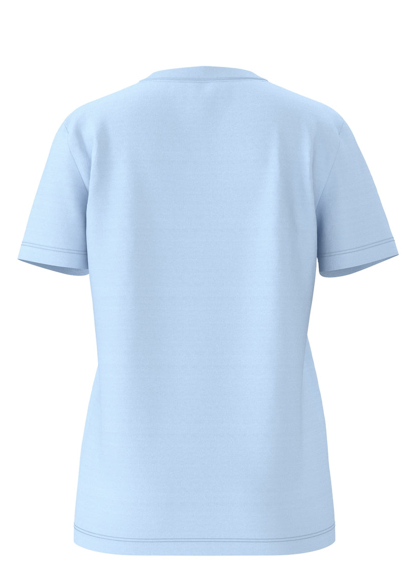 SLFMYESSENTIAL SS O-NECK TEE NOOS - Cashmere Blue