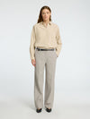 SLFRITA MW WIDE PANT MEL NOOS