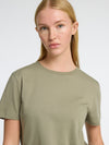 SLFMYESSENTIAL SS O-NECK TEE NOOS - Vetiver