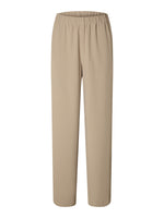 SLFTINNI-RELAXED MW WIDE PANT B NOOS - Greige