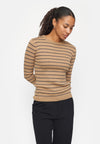 SRNoa Stripe Knit - Tiger's Eye