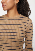 SRNoa Stripe Knit - Tiger’s Eye