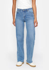 SRWilla Midwaist Wide Jeans - 430 True blue