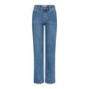 SRWilla Midwaist Wide Jeans - 430 True blue