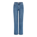 SRWilla Midwaist Wide Jeans - 430 True blue