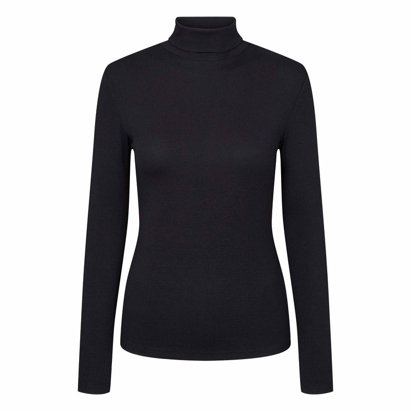 SRFenja Rollneck Top - 001 Black