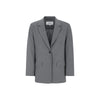 SRVilja Loose Blazer - Medium Grey Melange