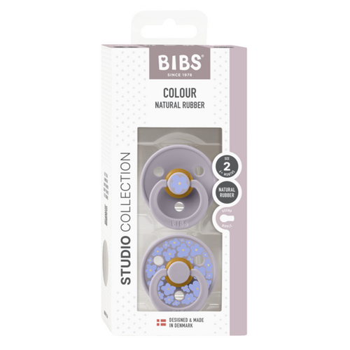 BIBS Colour 2 Pack Latex Size 2 Jasmine latex fossil grey mix