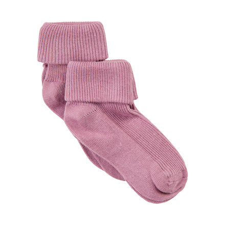 5068 Baby rib sock w. fold (2-pack)