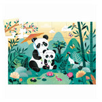 SILHOUETTE PUZZLE - Leo the panda 24 pcs