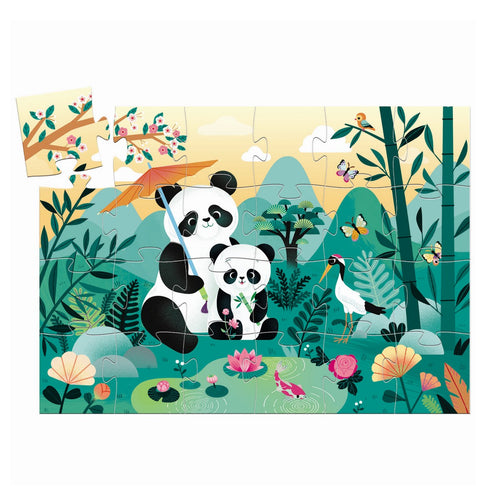 SILHOUETTE-PUZZLE - Leo der Panda 24-tlg 