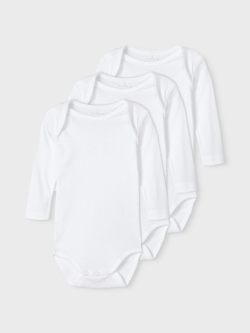 NBNBODY 3P LS SOLID WHITE 2 NOOS