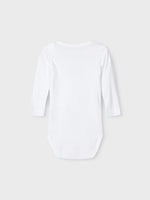 NBNBODY 3P LS SOLID WHITE 3 NOOS