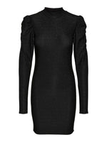 NMINFINITY L/S ROUCHING DETAIL DRESS