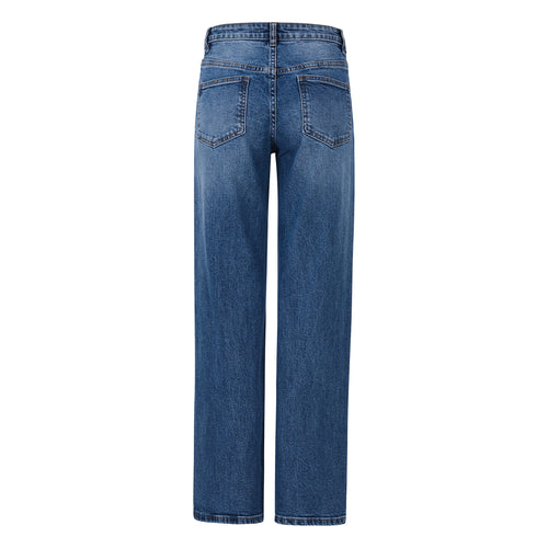 SRWilla Midwaist Wide Jeans Medium Blue